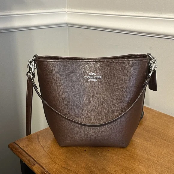 Mollie Coach Town Bucket Bag - Brown Leather - Picture 10 of 10